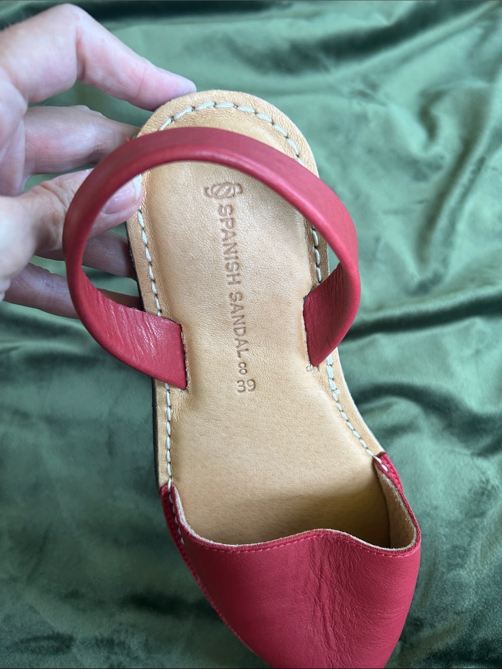 Spanish Sandal Co
Red Leather Slingback Sandals size 8 - Picture 4 of 4